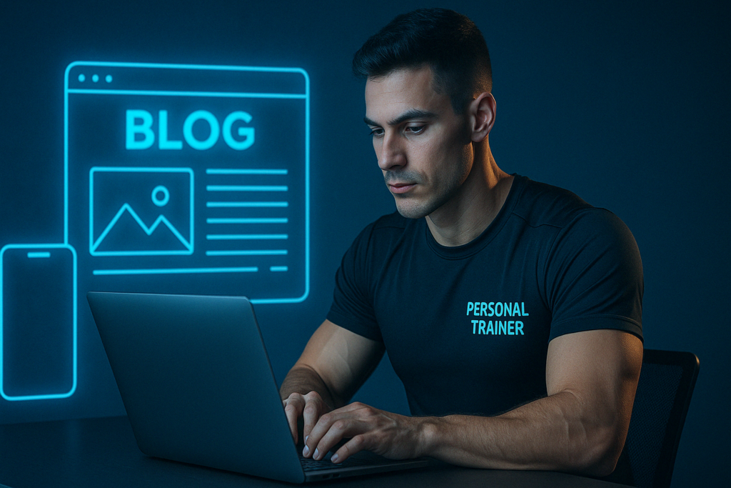 Blogging service for personal trainers