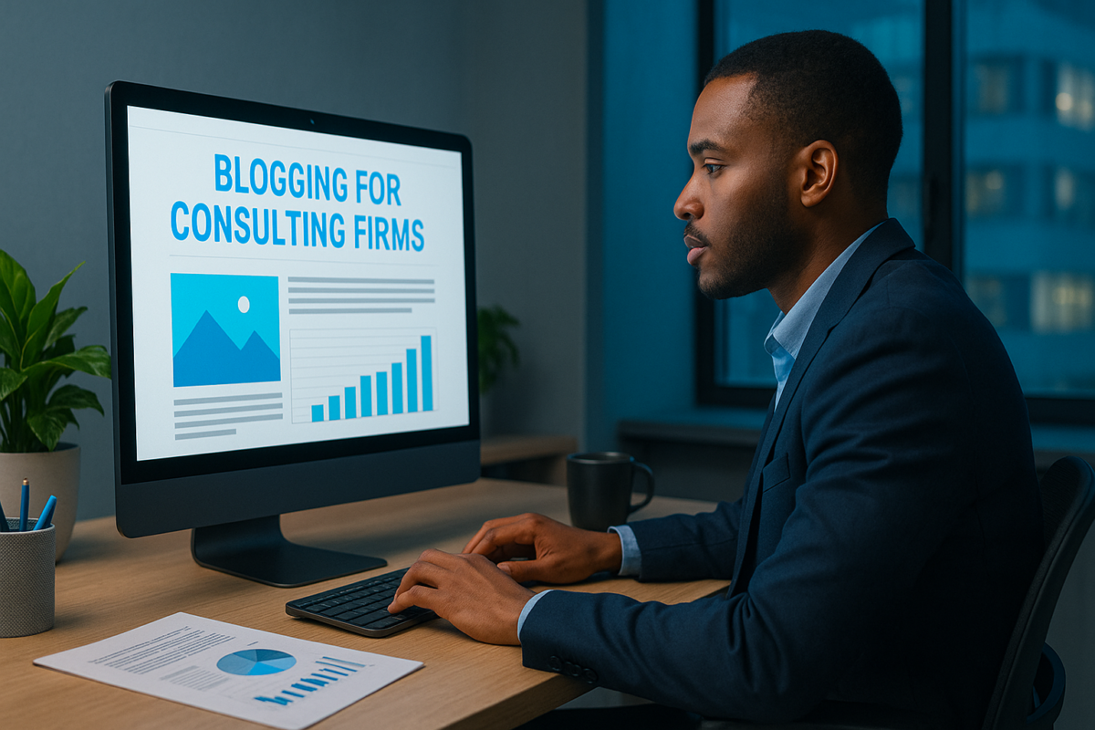 blogging service for consulting firms