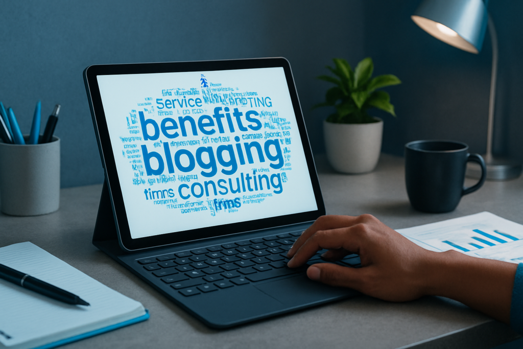 blogging service for consulting firms