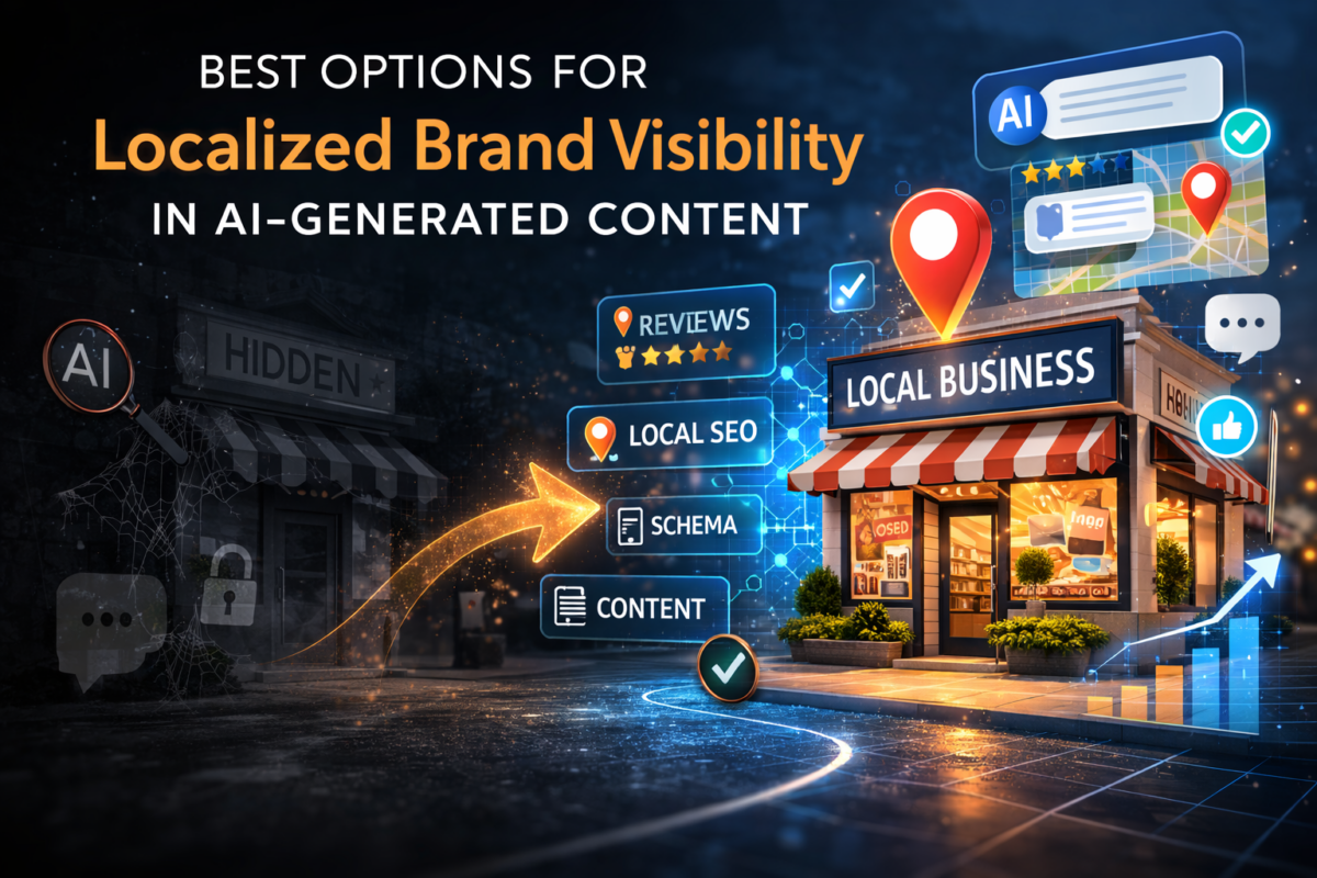 Best Options For Localized Brand Visibility In AI-Generated Content​