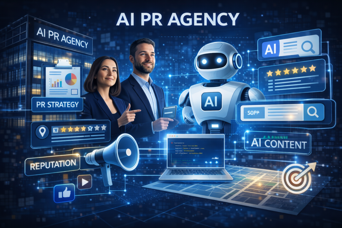 what are ai pr agency and ai pr services for brand visibility