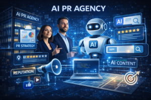 what are ai pr agency and ai pr services for brand visibility